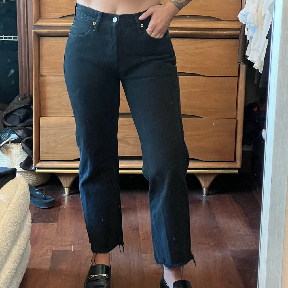 Levi’s 501 straight leg crop